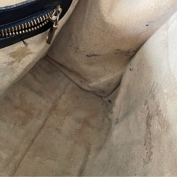 MCM vintage black visetos canvas shoulder bag - Picture 8 of 11